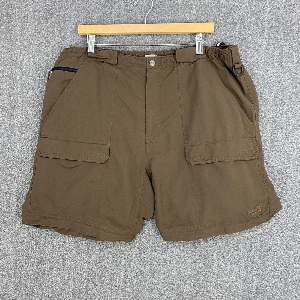 VTG The North Face Pants Mens XL A146 Brown Convertible Cargo Hiking Excellent
